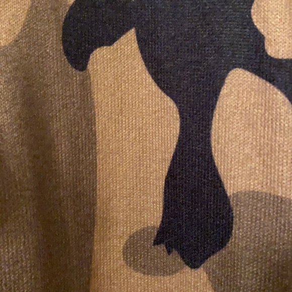 Camo long cardigan black/tan - Picture 2 of 4